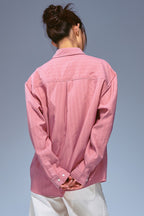 Striped Cleanfit Shirt Jacket