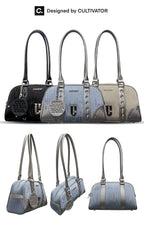 Metallic Boston Bowling Bag