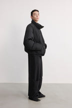 Drawstring Puffer Down Jacket