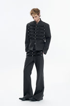 Napoleon Striped Button Jacket