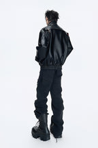 Python Embossed Buckle Jacket