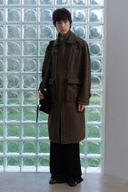 Multi Pocket Trench Coat