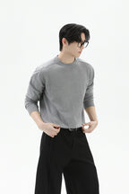 Crewneck Oversized Knit Sweater