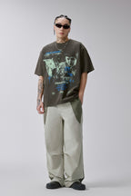 Washed Vintage Movie Graphic T-Shirt