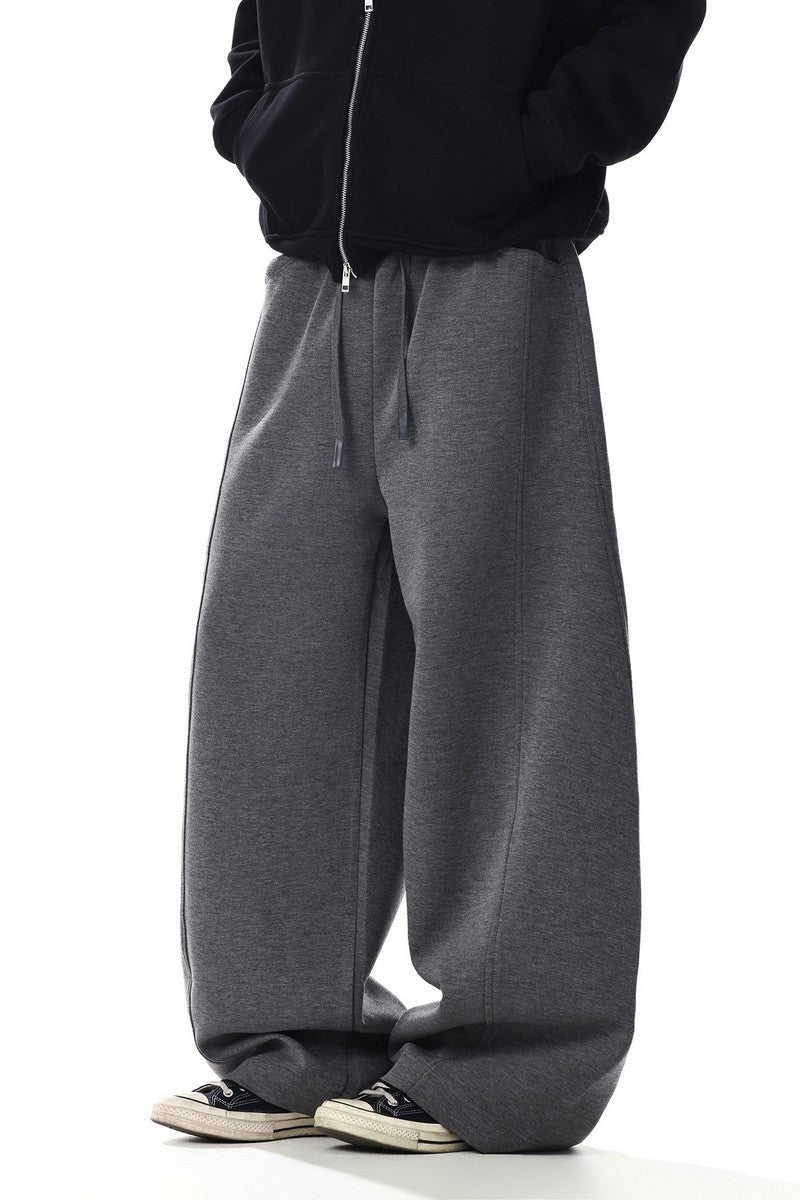 Curved Wide Sweatpants