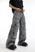 Multi-Pocket Carpenter Double Knee Trousers