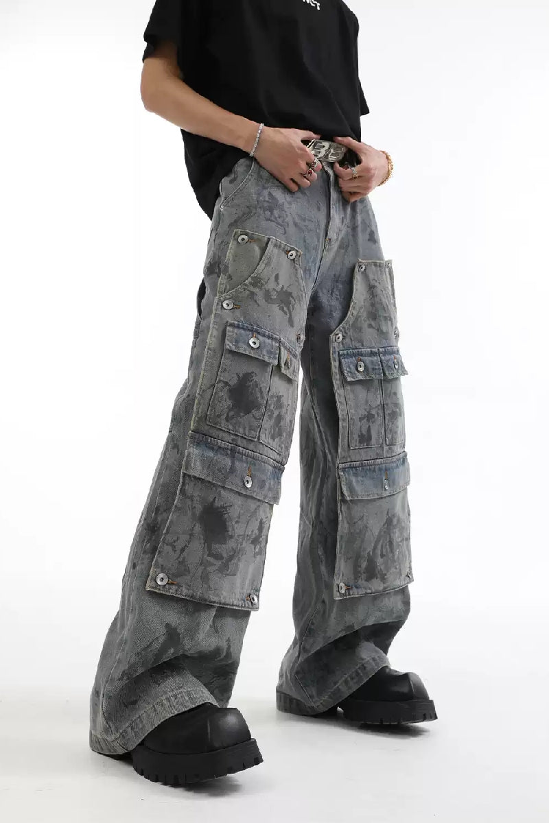 Multi-Pocket Carpenter Double Knee Trousers