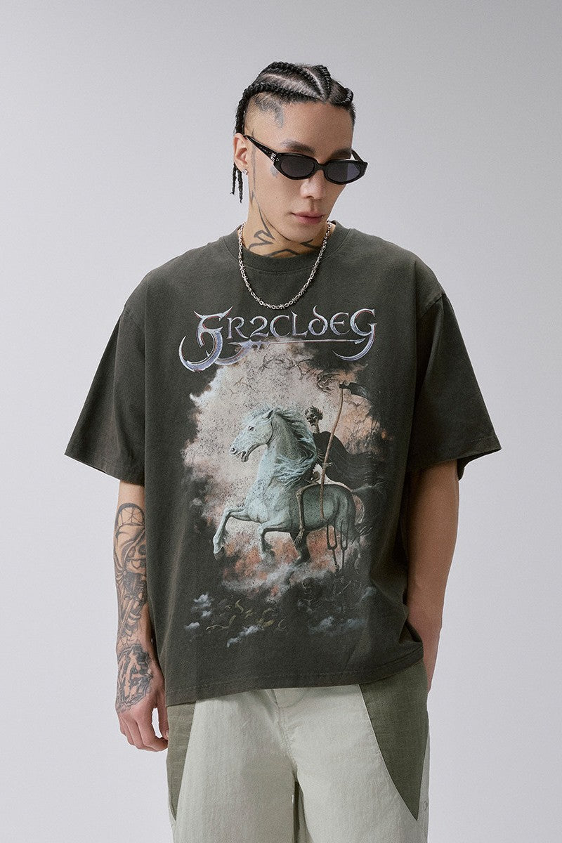 Washed Vintage Graphic T-Shirt