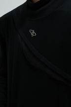 Deconstructed Turtleneck Base Tee