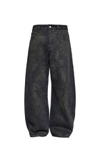 Washed Black Banana Jeans