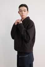 Textured Jacquard Utility Jacket