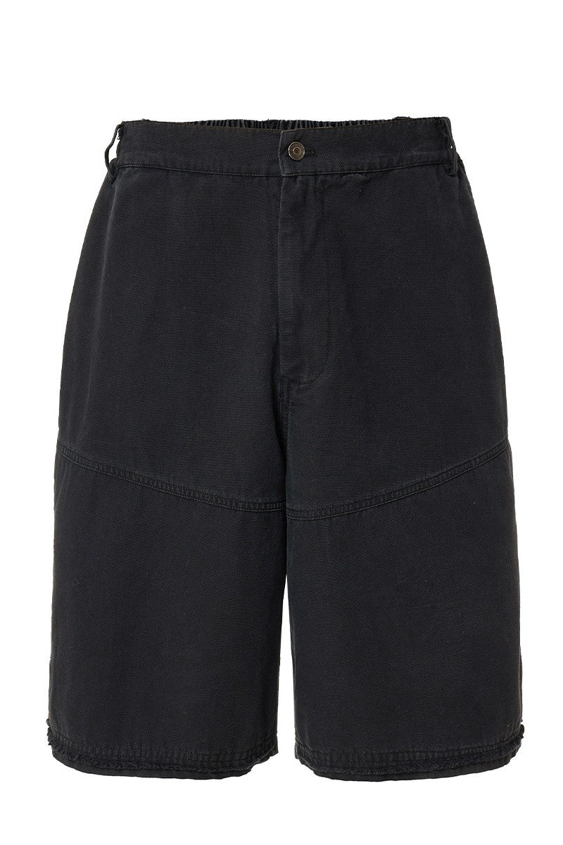 Washed Frayed Street Shorts