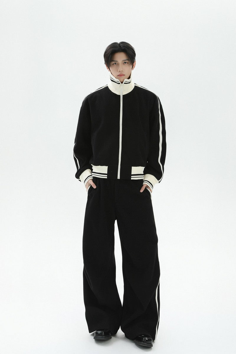 Colorblock Striped Sweatpants