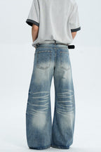 Distressed Scythe Baggy Jeans