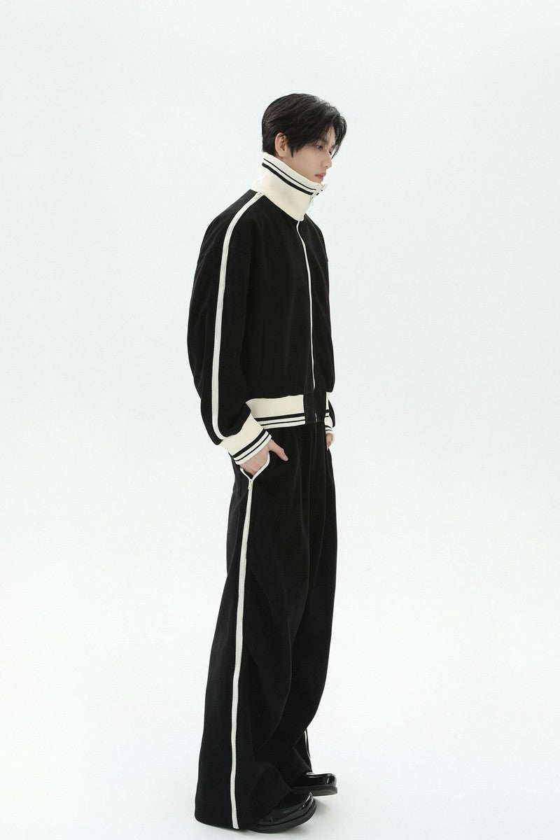 Colorblock Striped Sweatpants