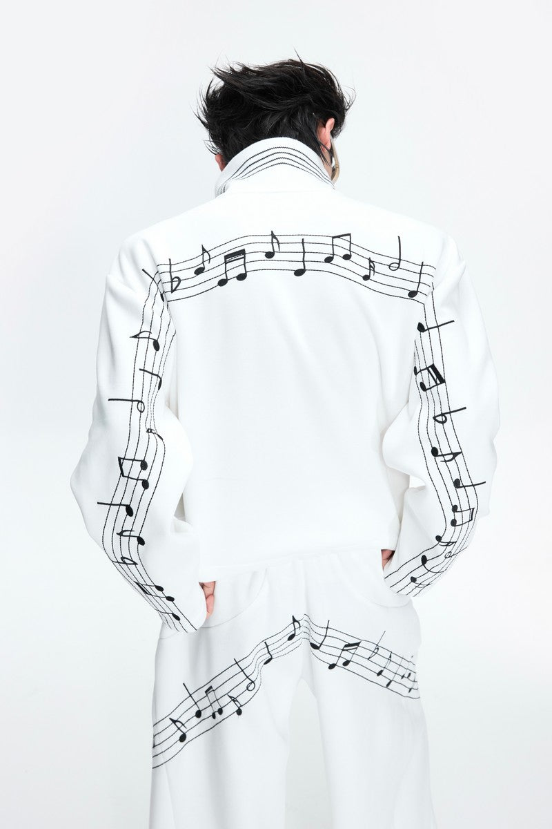 Embroidered Musical Jacket