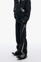 Colorblock Deconstructed Trousers