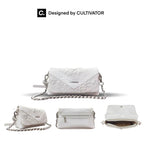 Snake Pattern Chain Shoulder Bag