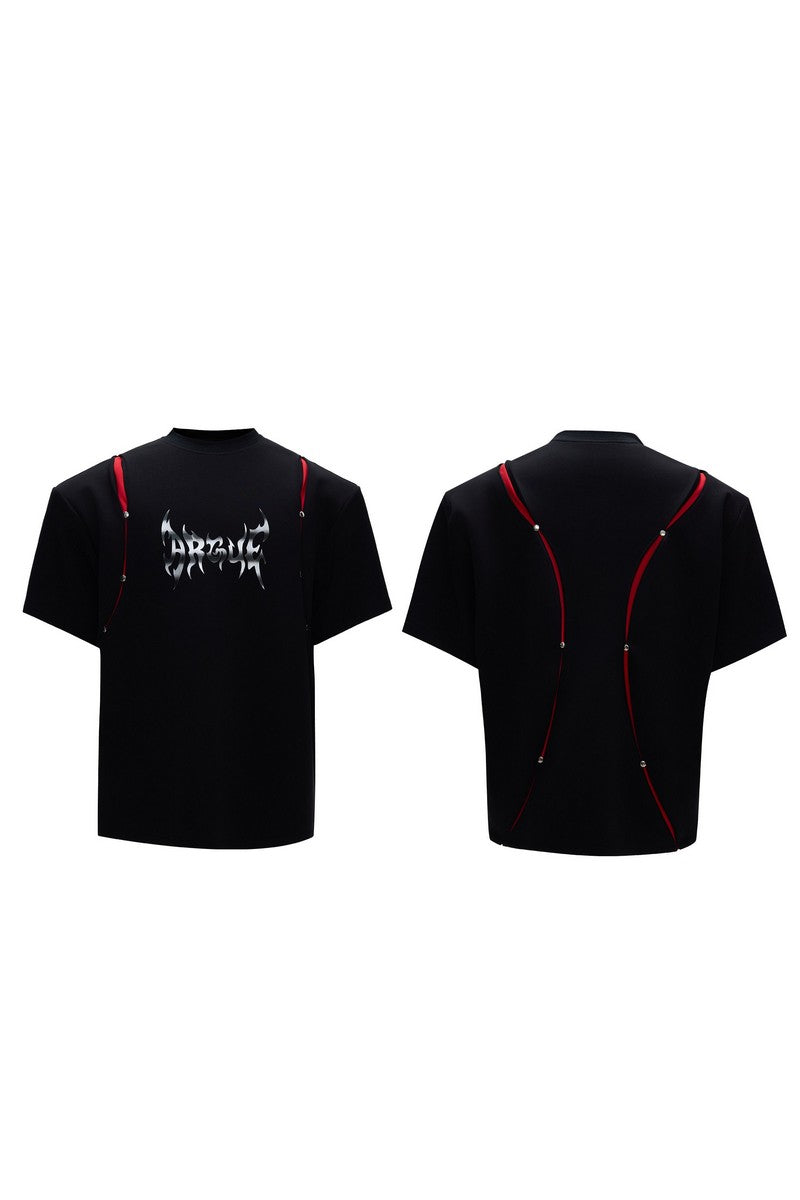 Deconstructed Print T-Shirt