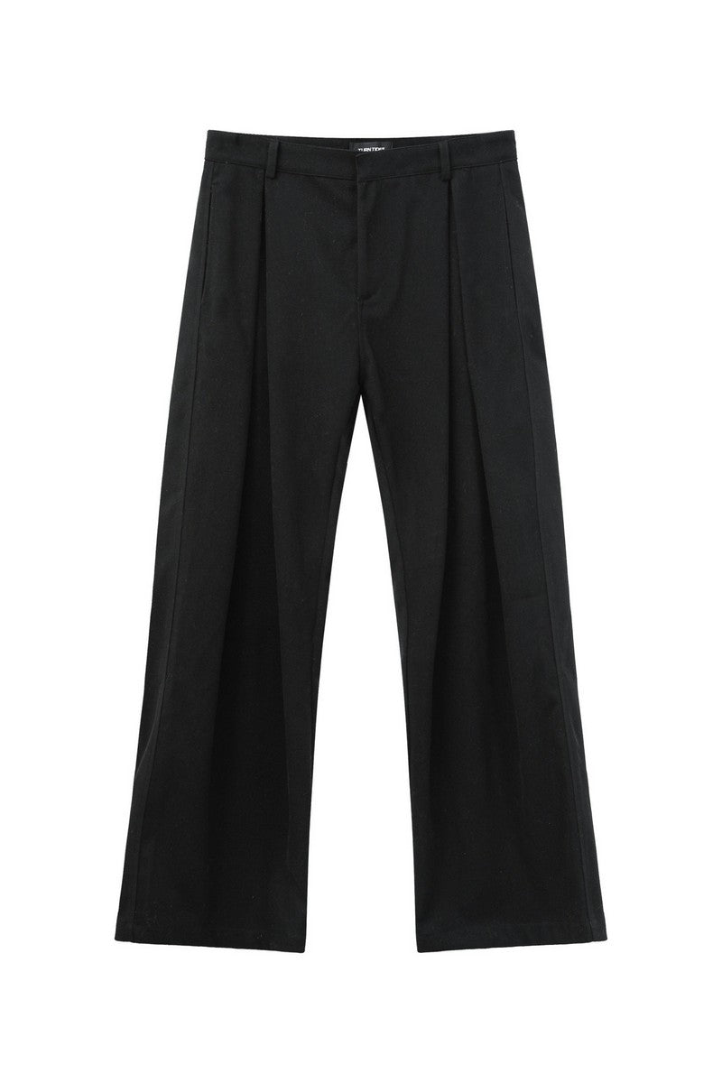 Old Money Pleated Wool Trousers