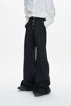 Pleated Double Suit Trousers