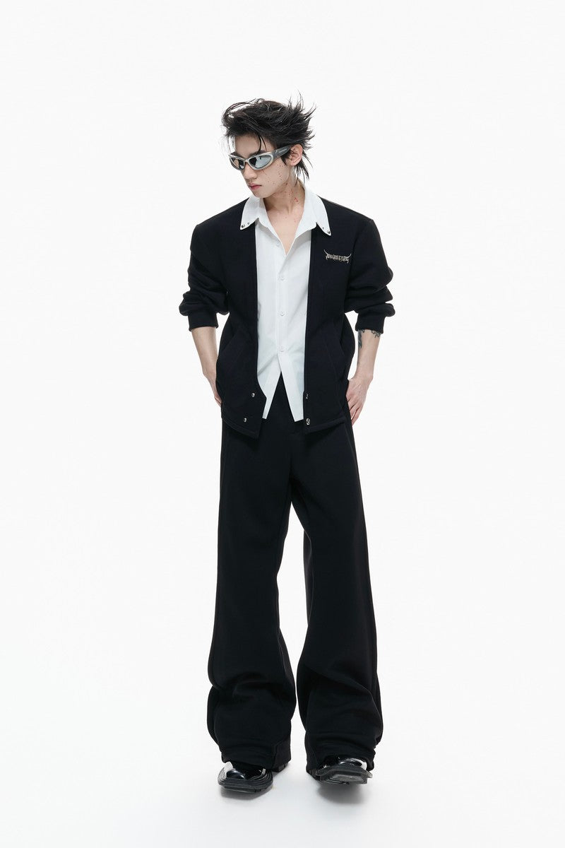 Layered Pleated Trousers