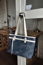 Large Basket Tote Bag