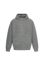 Hooded Wool Knit Sweater