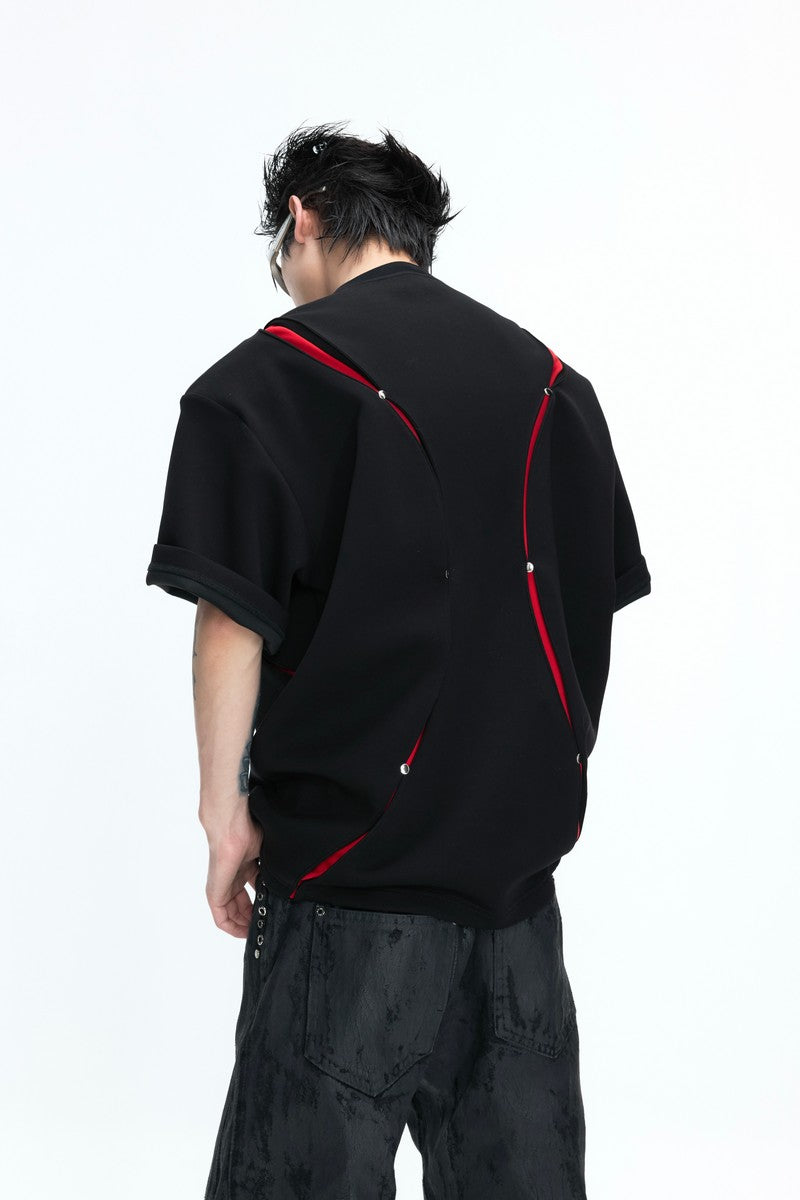 Deconstructed Print T-Shirt