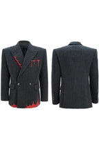 Vintage Stripe Wool Blazer