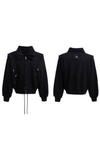 Convertible Cape-Style Zip Hoodie