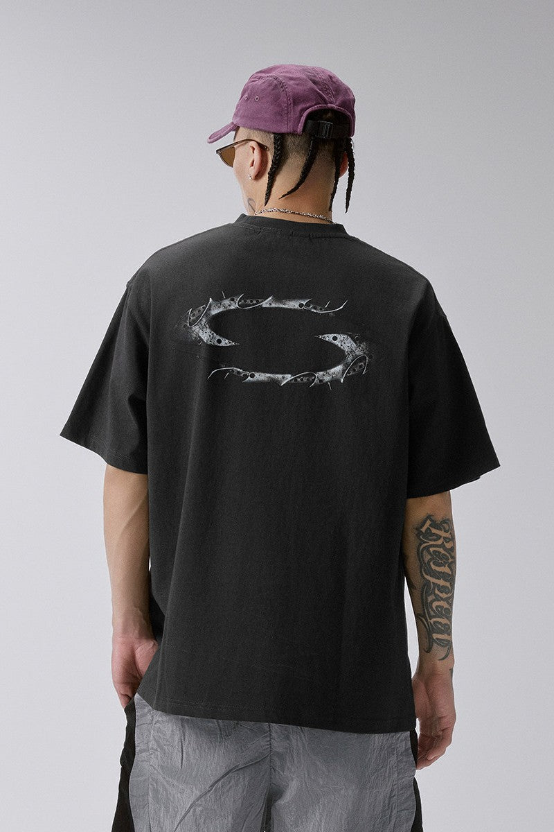 Washed Metal Logo T-Shirt