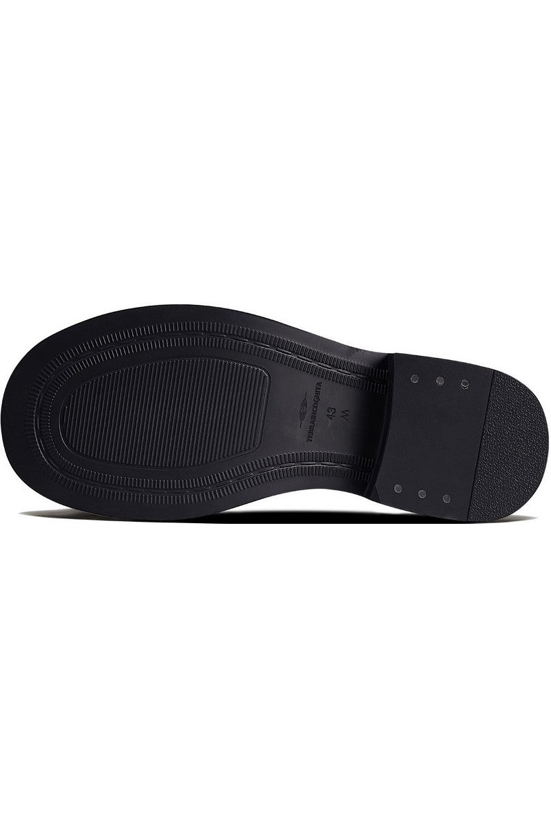 Thick-Sole Lace Loafers