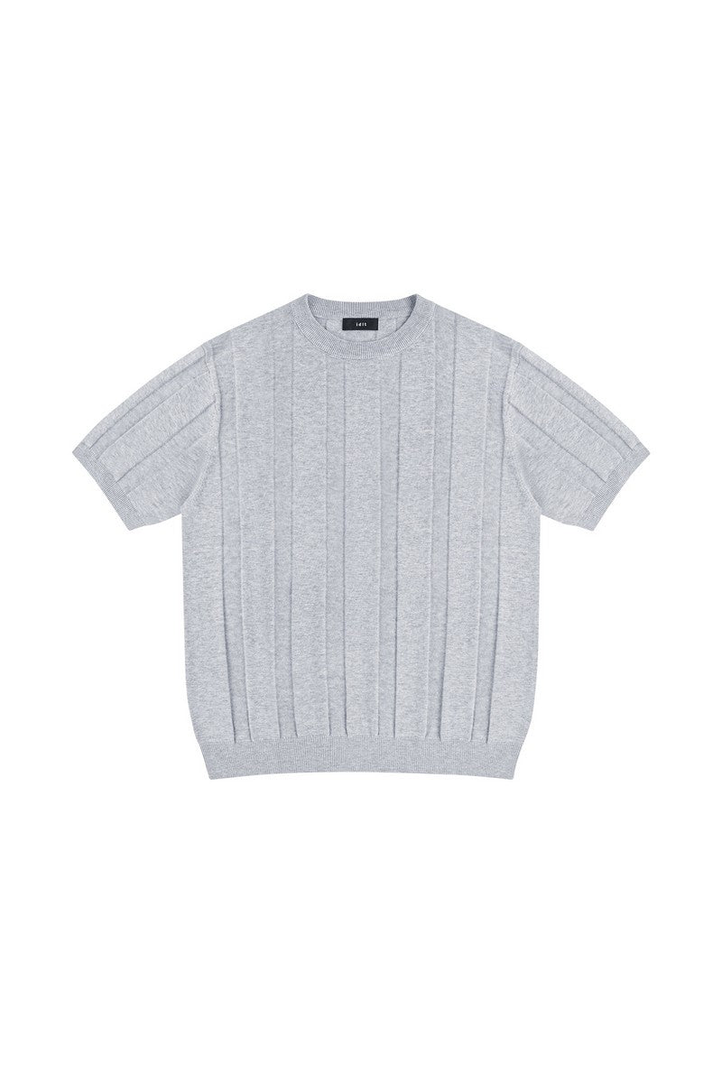 Linen Blend Knit T-Shirt