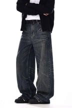 Vintage Washed Wrinkle Jeans - EU Only