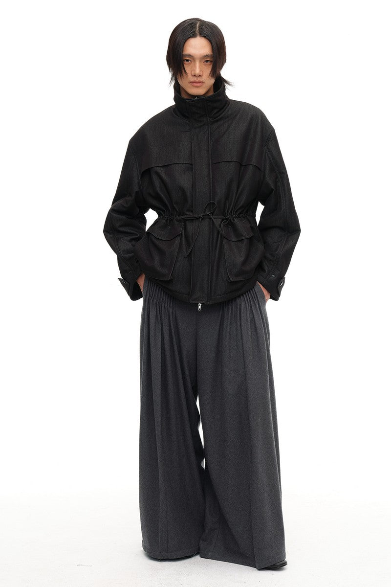 Drawstring Padded Parka