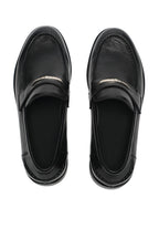 Croc-Embossed Leather Loafers