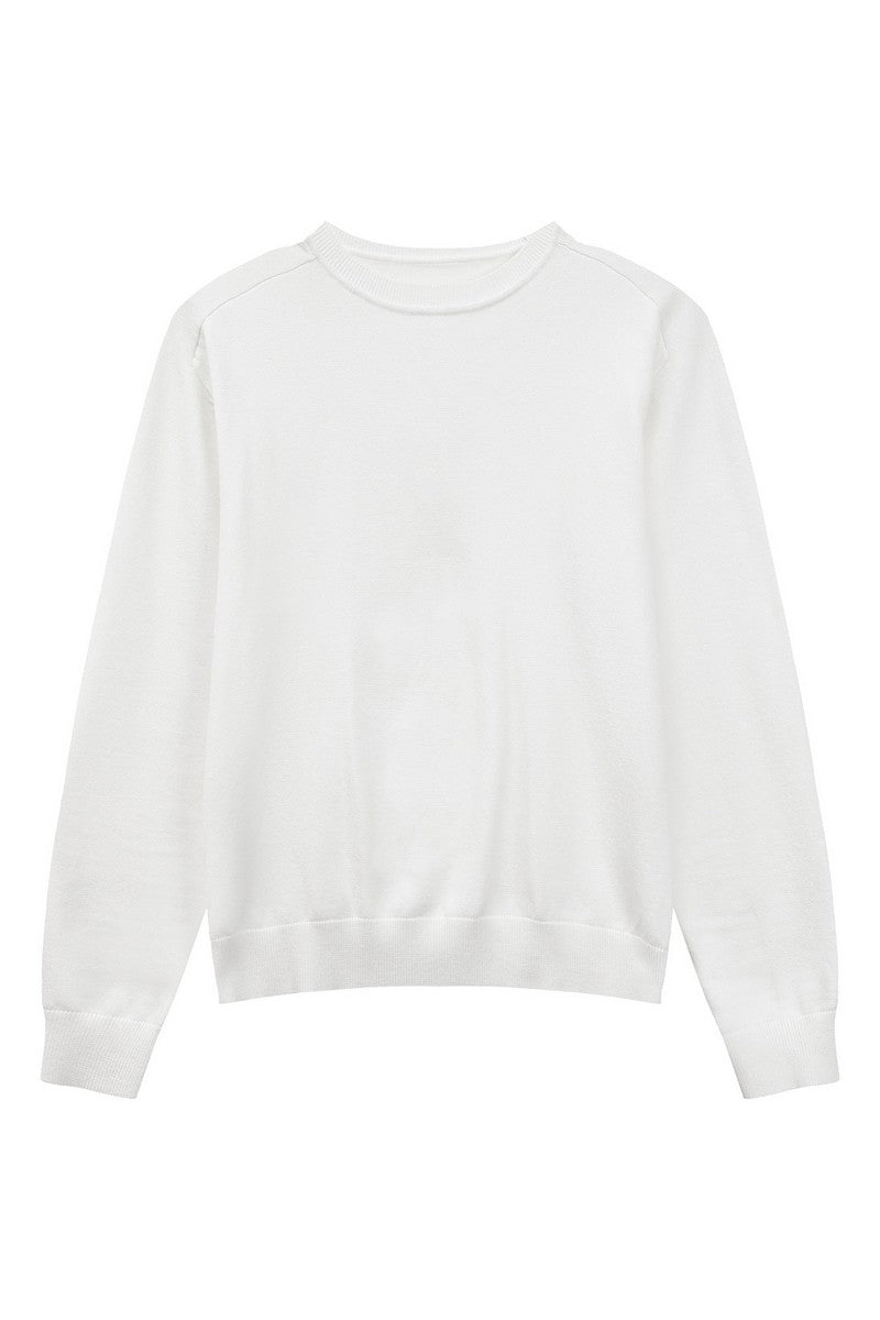 Crewneck Oversized Knit Sweater