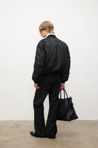 Waxed Down Bomber Jacket
