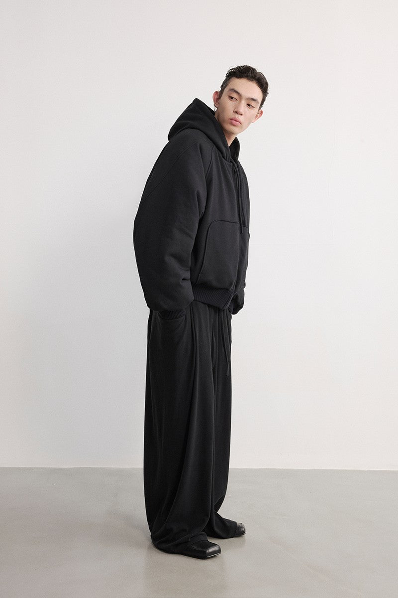 Oversized Reversible Nylon Bomber