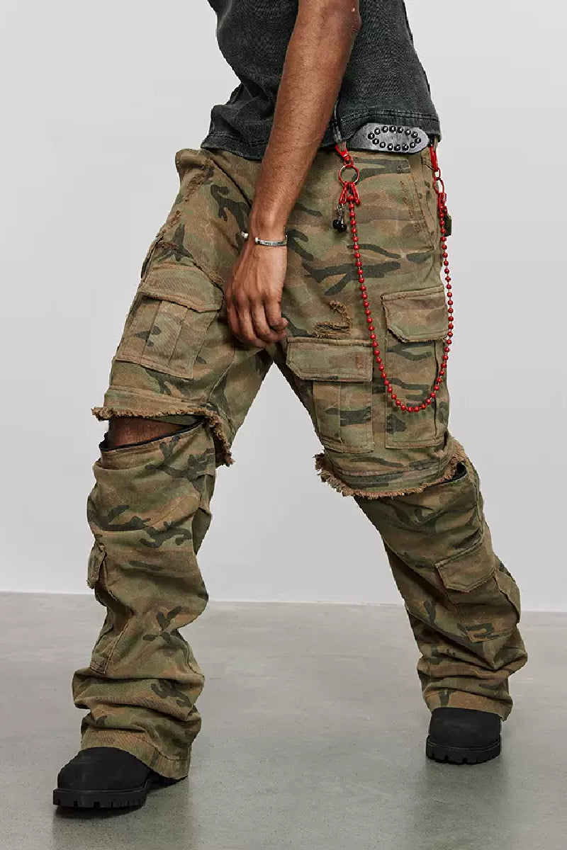 Military Camo Cargo Pants