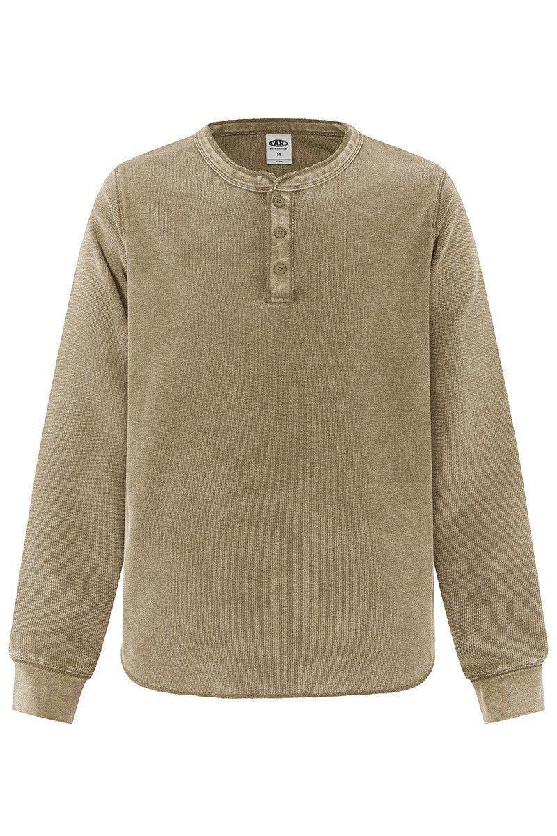 Vintage Washed Henry Waffle Tee