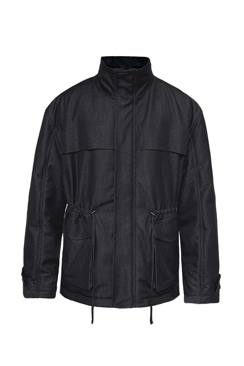 Drawstring Padded Parka