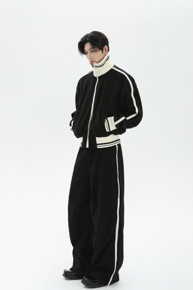 Colorblock Striped Sweatpants