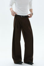 Old Money Pleated Wool Trousers