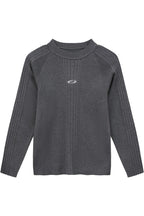Slim Fit Ribbed Knit Sweater
