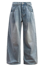Double Pleat Baggy Jeans - EU Only