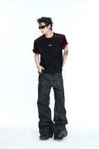 Contrast Crewneck T-Shirt