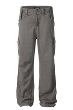 Distressed Washed Cargo Pants