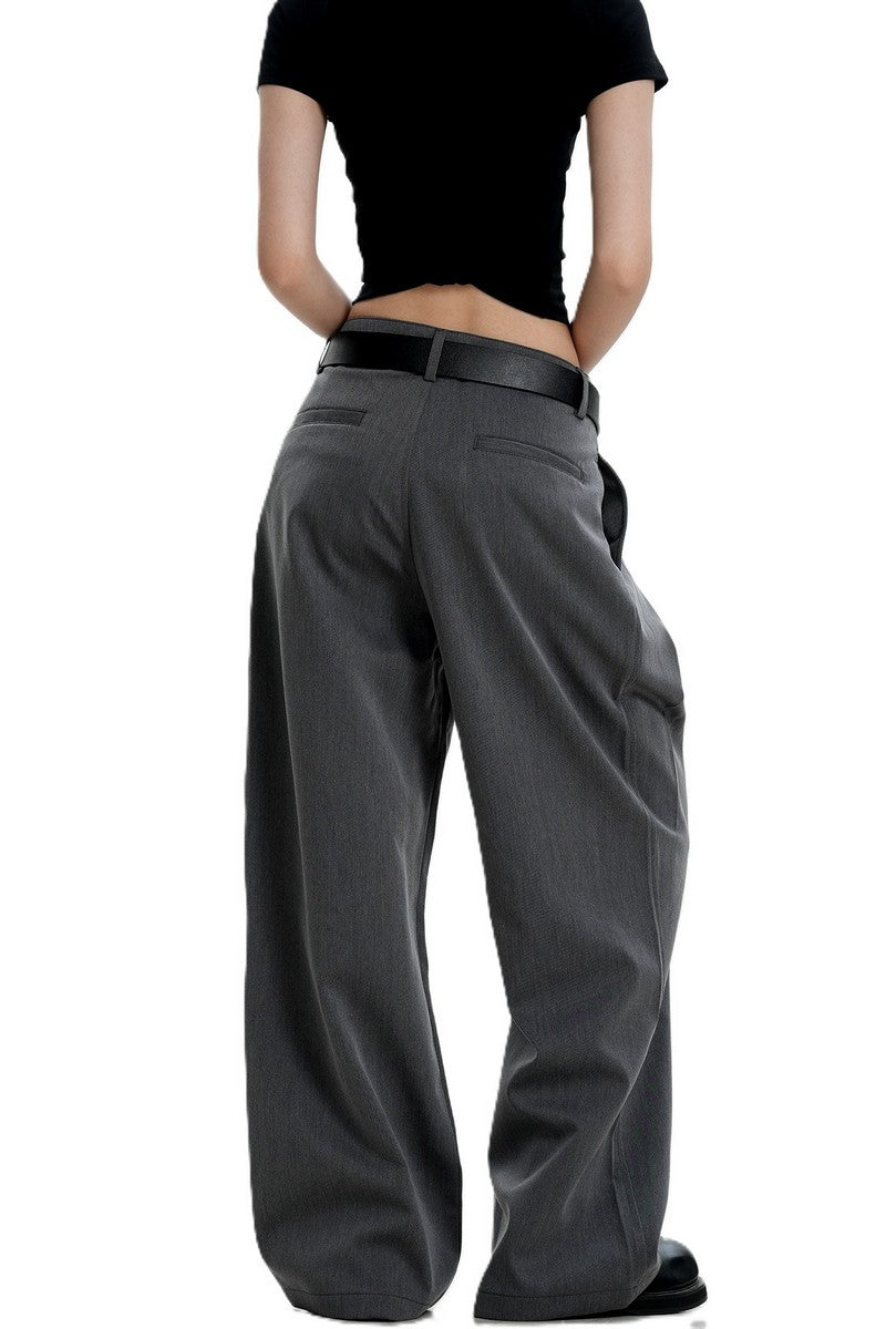 Draped Pleated Trousers